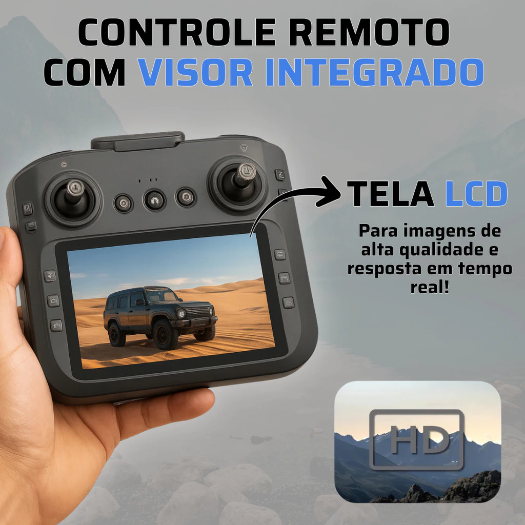 controle drone gt8-4k 2026 o melhor